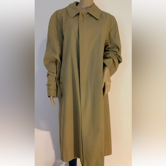 ❌SOLD❌Vintage Oversized BURBERRY Nova Check British Khaki Trench - Mint! - Picture 5 of 16